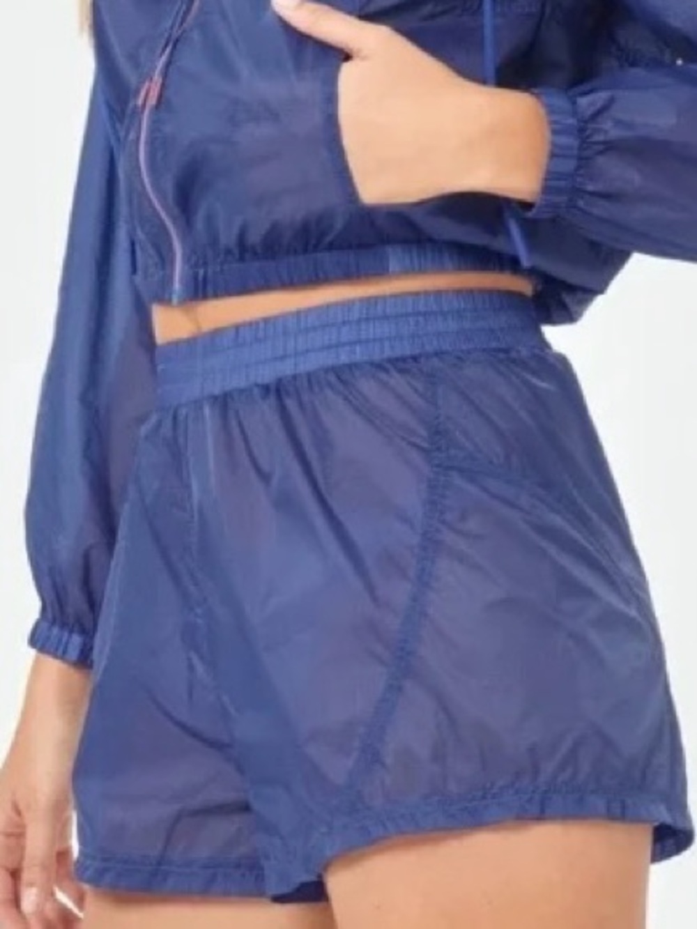l*space Active Flyaway Short in Navy Blue